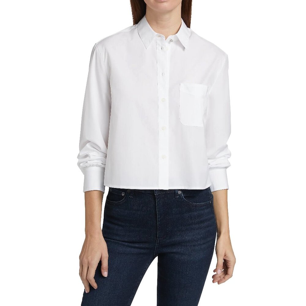 rag & bone Max Cropped Cotton Shirt